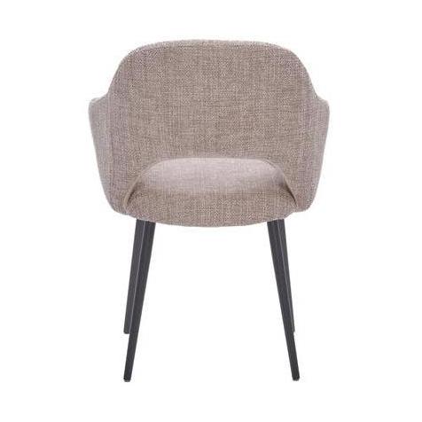 HelloChair HC32 Benito eetkamerstoel Ote Creme vierpoot zwart