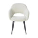 HelloChair HC32 Benito eetkamerstoel Sneak Linen vierpoot zwart
