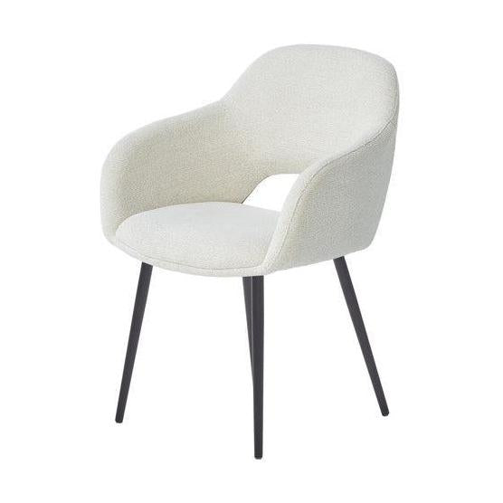 HelloChair HC32 Benito eetkamerstoel Sneak Linen vierpoot zwart