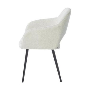 HelloChair HC32 Benito eetkamerstoel Sneak Linen vierpoot zwart
