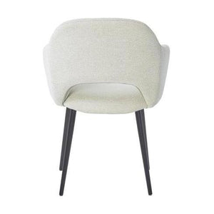HelloChair HC32 Benito eetkamerstoel Sneak Linen vierpoot zwart