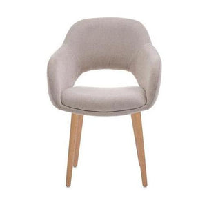 HelloChair HC32 Benito eetkamerstoel Guard Beige vierpoot hout