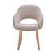 HelloChair HC32 Benito eetkamerstoel Guard Beige vierpoot hout