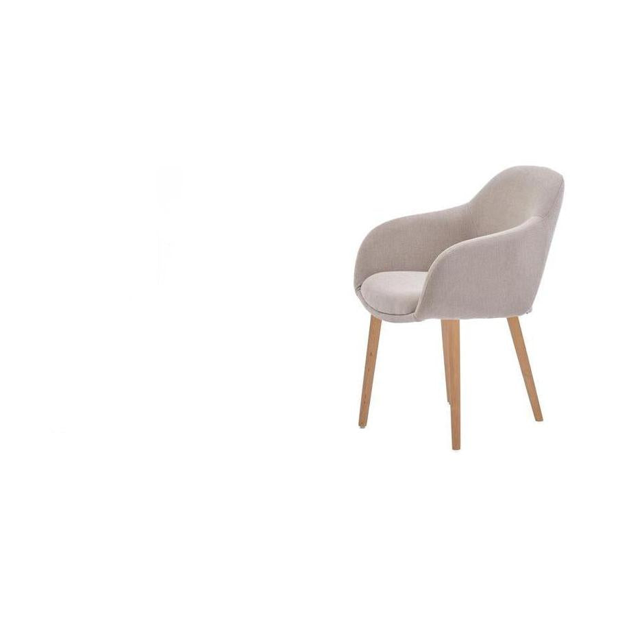 HelloChair HC32 Benito eetkamerstoel Guard Beige vierpoot hout