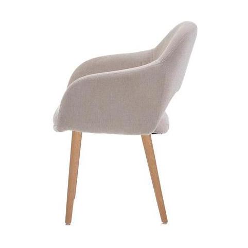 HelloChair HC32 Benito eetkamerstoel Guard Beige vierpoot hout