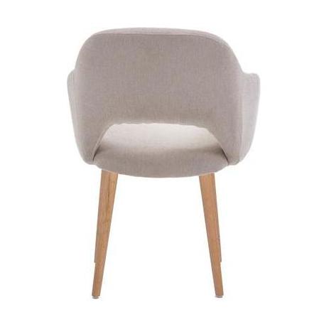 HelloChair HC32 Benito eetkamerstoel Guard Beige vierpoot hout