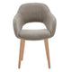 HelloChair HC32 Benito eetkamerstoel Guard Eucalyptus vierpoot hout