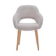 HelloChair HC32 Benito eetkamerstoel Lodge Linen vierpoot hout