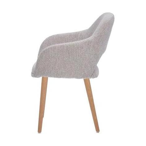 HelloChair HC32 Benito eetkamerstoel Lodge Linen vierpoot hout
