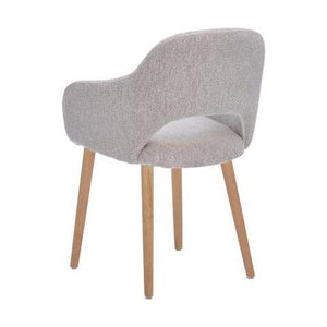 HelloChair HC32 Benito eetkamerstoel Lodge Linen vierpoot hout