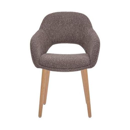 HelloChair HC32 Benito eetkamerstoel Lodge Sepia vierpoot hout