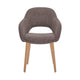 HelloChair HC32 Benito eetkamerstoel Lodge Sepia vierpoot hout