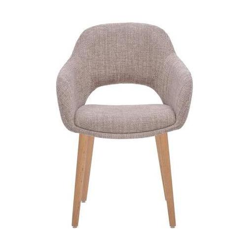 HelloChair HC32 Benito eetkamerstoel Ote Creme vierpoot hout