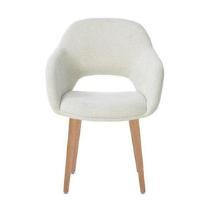 HelloChair HC32 Benito eetkamerstoel Sneak Linen vierpoot hout
