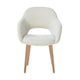 HelloChair HC32 Benito eetkamerstoel Sneak Linen vierpoot hout