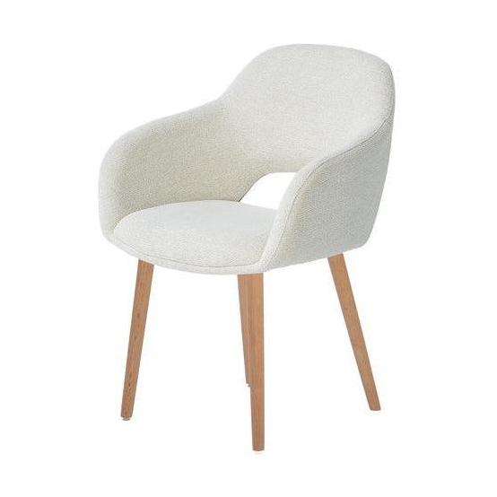 HelloChair HC32 Benito eetkamerstoel Sneak Linen vierpoot hout