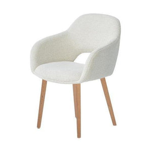 HelloChair HC32 Benito eetkamerstoel Sneak Linen vierpoot hout