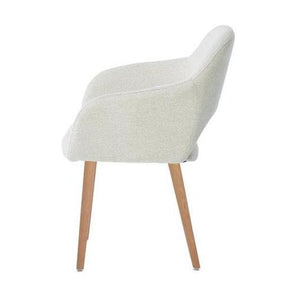 HelloChair HC32 Benito eetkamerstoel Sneak Linen vierpoot hout