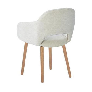 HelloChair HC32 Benito eetkamerstoel Sneak Linen vierpoot hout