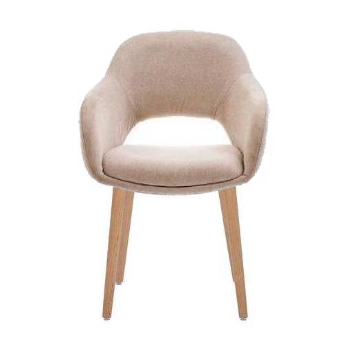 HelloChair HC32 Benito eetkamerstoel San Remo Ecru vierpoot hout