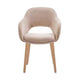 HelloChair HC32 Benito eetkamerstoel San Remo Ecru vierpoot hout