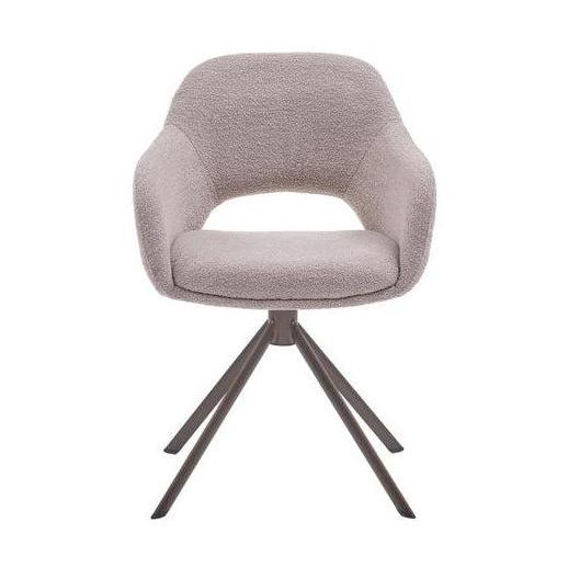 HelloChair HC32 Benito eetkamerstoel Alpine Natural spinpoot anodic brown