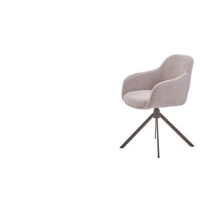 HelloChair HC32 Benito eetkamerstoel Alpine Natural spinpoot anodic brown