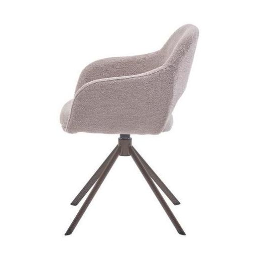 HelloChair HC32 Benito eetkamerstoel Alpine Natural spinpoot anodic brown