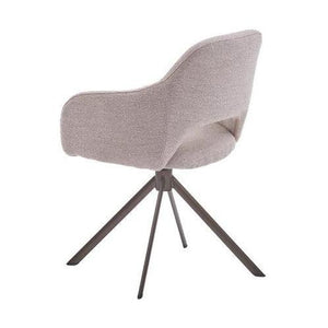 HelloChair HC32 Benito eetkamerstoel Alpine Natural spinpoot anodic brown