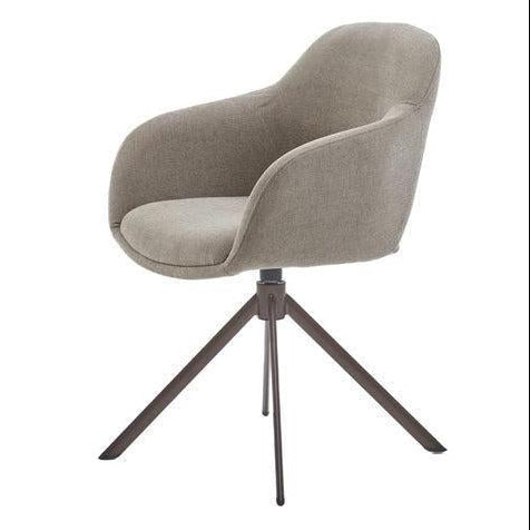 HelloChair HC32 Benito eetkamerstoel Guard Eucalyptus spinpoot anodic brown