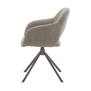 HelloChair HC32 Benito eetkamerstoel Guard Eucalyptus spinpoot anodic brown