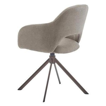 HelloChair HC32 Benito eetkamerstoel Guard Eucalyptus spinpoot anodic brown