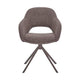 HelloChair HC32 Benito eetkamerstoel Lodge Sepia spinpoot anodic brown