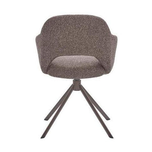 HelloChair HC32 Benito eetkamerstoel Lodge Sepia spinpoot anodic brown