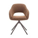 HelloChair HC32 Benito eetkamerstoel Oasis Caramel spinpoot anodic brown
