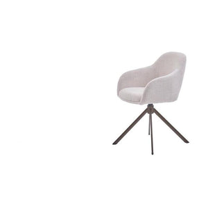 HelloChair HC32 Benito eetkamerstoel Oasis Natural spinpoot anodic brown