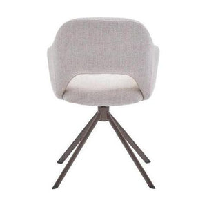 HelloChair HC32 Benito eetkamerstoel Oasis Natural spinpoot anodic brown