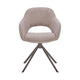 HelloChair HC32 Benito eetkamerstoel Ote Creme spinpoot anodic brown