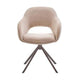 HelloChair HC32 Benito eetkamerstoel San Remo Ecru spinpoot anodic brown