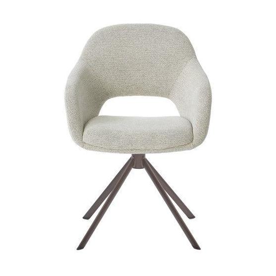 HelloChair HC32 Benito eetkamerstoel Sneak Natural spinpoot anodic brown