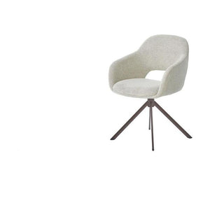 HelloChair HC32 Benito eetkamerstoel Sneak Natural spinpoot anodic brown