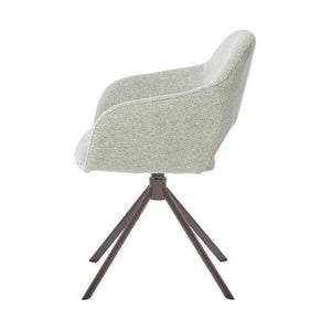 HelloChair HC32 Benito eetkamerstoel Sneak Natural spinpoot anodic brown