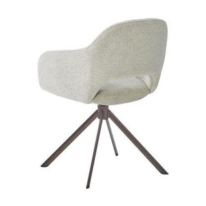 HelloChair HC32 Benito eetkamerstoel Sneak Natural spinpoot anodic brown