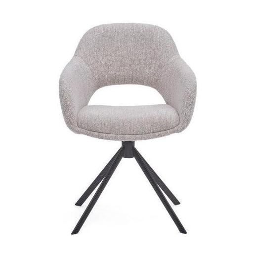 HelloChair HC32 Benito eetkamerstoel Lodge Linen spinpoot zwart