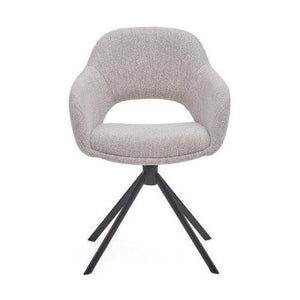 HelloChair HC32 Benito eetkamerstoel Lodge Linen spinpoot zwart