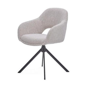 HelloChair HC32 Benito eetkamerstoel Lodge Linen spinpoot zwart