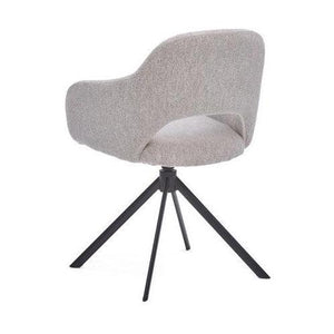 HelloChair HC32 Benito eetkamerstoel Lodge Linen spinpoot zwart
