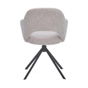 HelloChair HC32 Benito eetkamerstoel Lodge Linen spinpoot zwart
