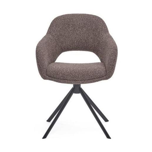 HelloChair HC32 Benito eetkamerstoel Lodge Sepia spinpoot zwart