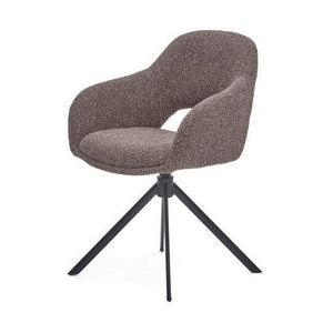 HelloChair HC32 Benito eetkamerstoel Lodge Sepia spinpoot zwart